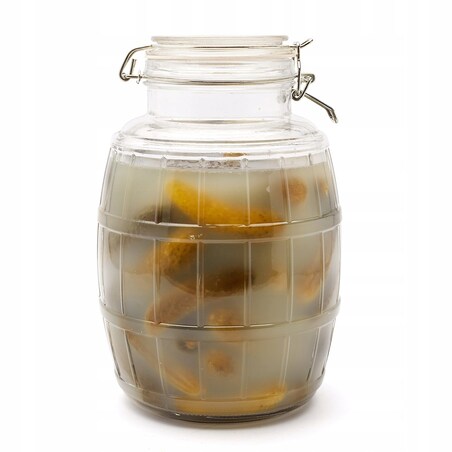 2,8 L beczka słoik na ogórki weki przetwory jedzenie kapusta soki szklany