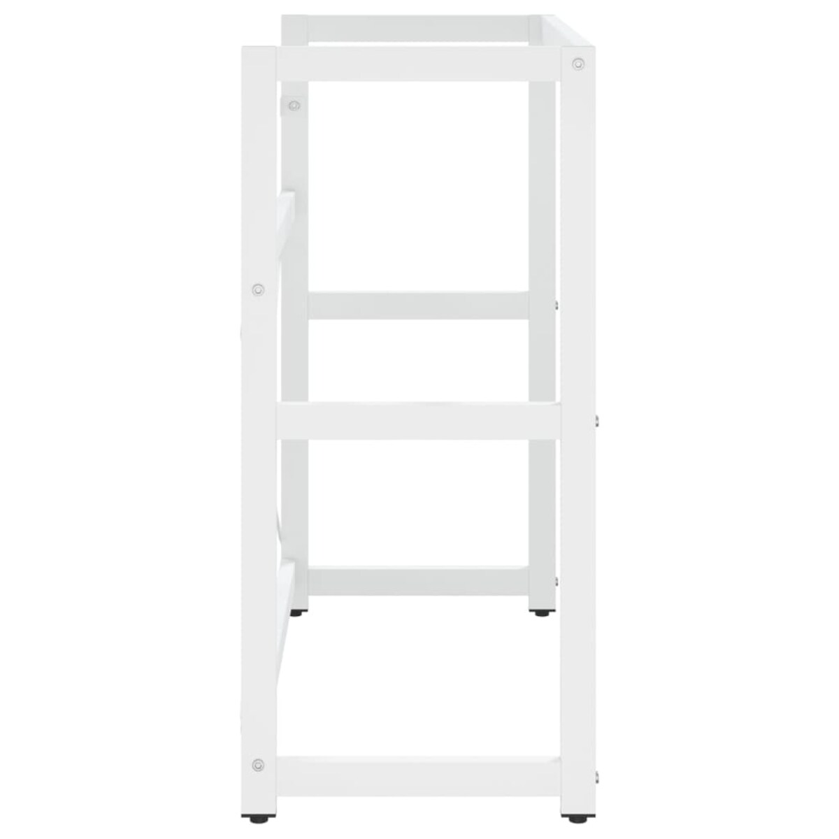 vidaXL Stelaż pod umywalkę, biały, 79x38x83 cm, żelazny