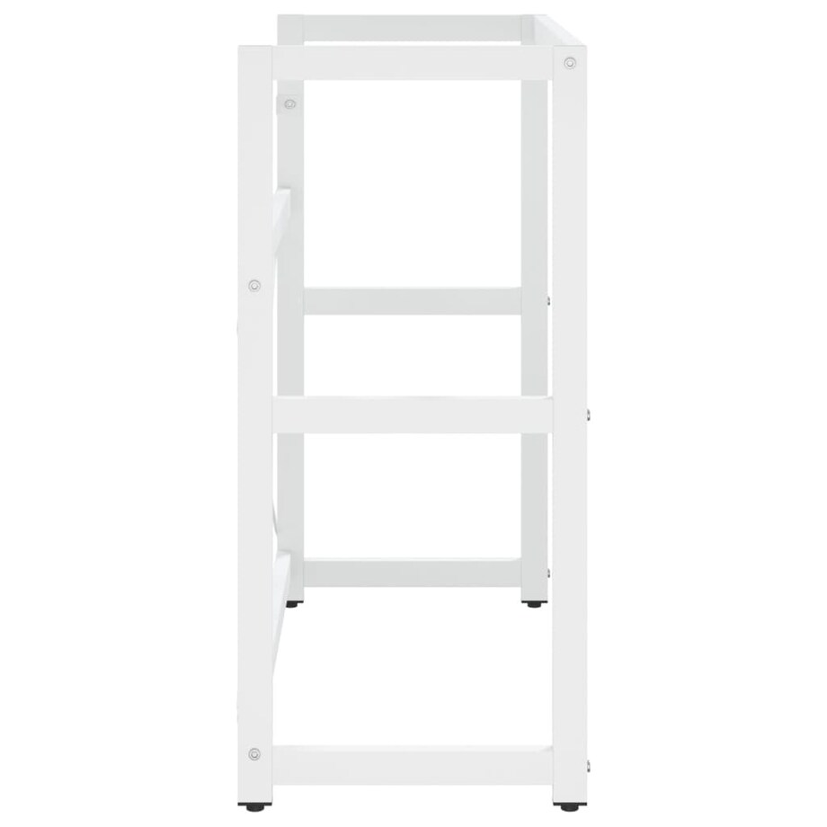 vidaXL Stelaż pod umywalkę, biały, 79x38x83 cm, żelazny