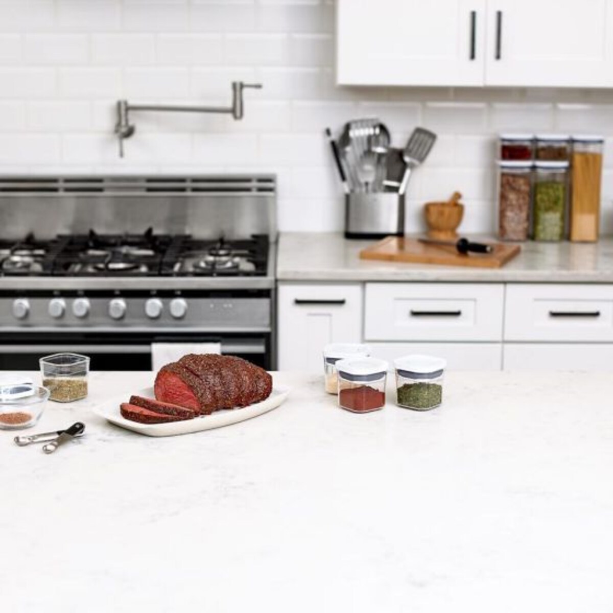 Zestaw 4 pojemniczków (200 ml) Pop Oxo