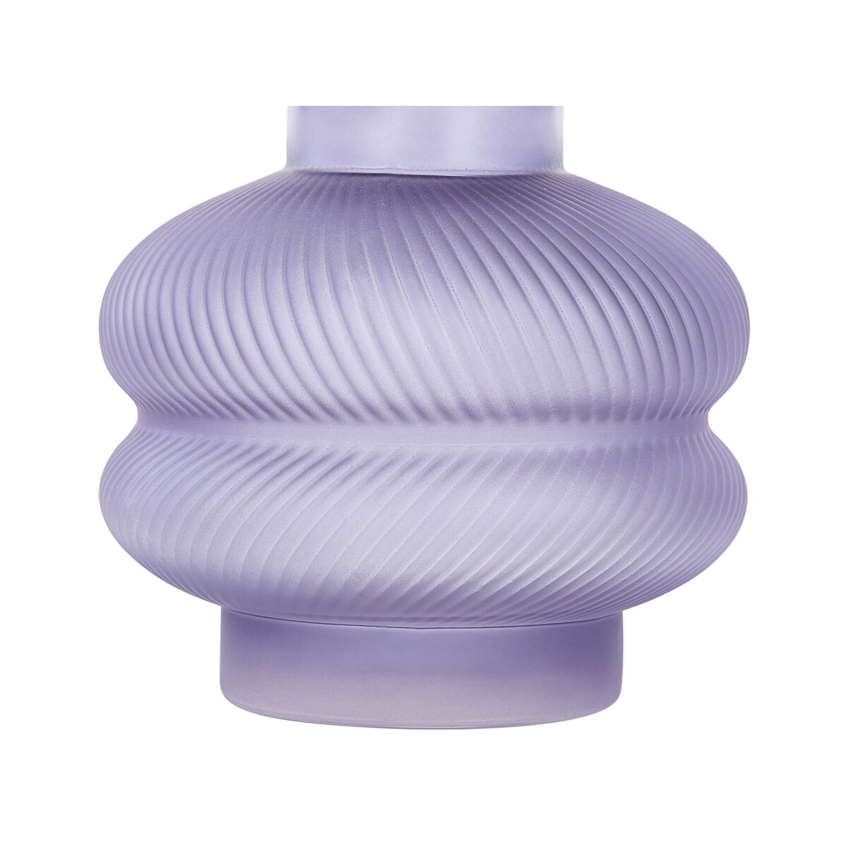 Wazon na kwiaty szklany 24 cm fioletowy RODIA