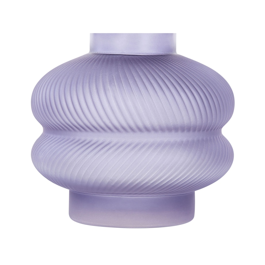 Wazon na kwiaty szklany 24 cm fioletowy RODIA
