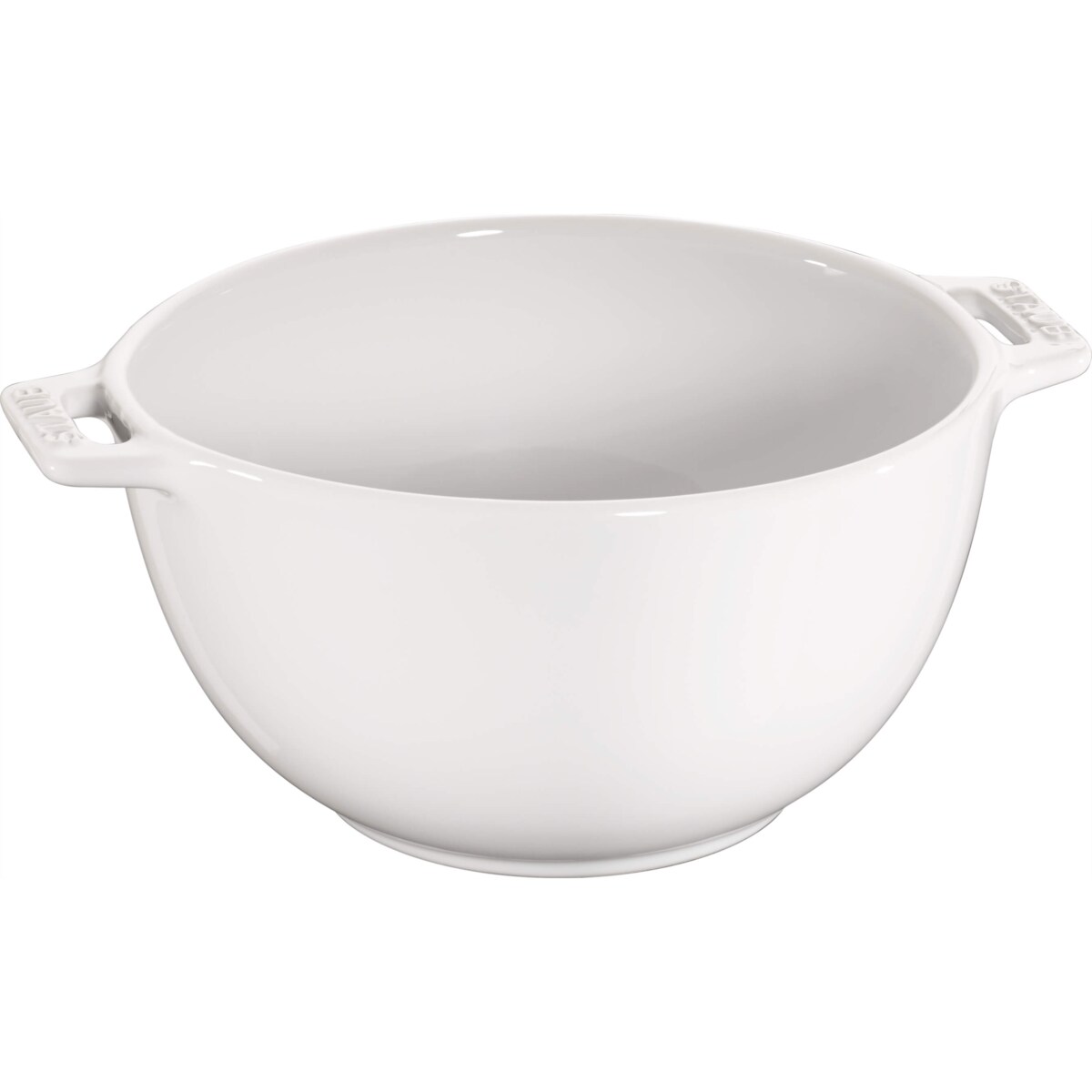 Miska z dwoma uchwytami Staub - 18 cm, Biały