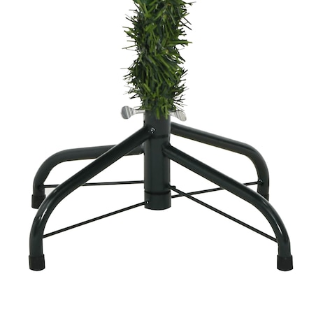 vidaXL Sztuczna choinka na zawiasach, z szyszkami i jagodami, 150 cm