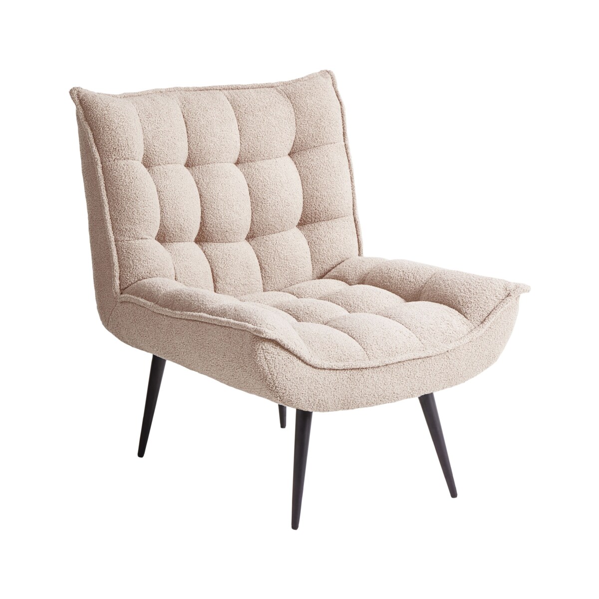 Fotel ALVESTA Boucle Beżowy