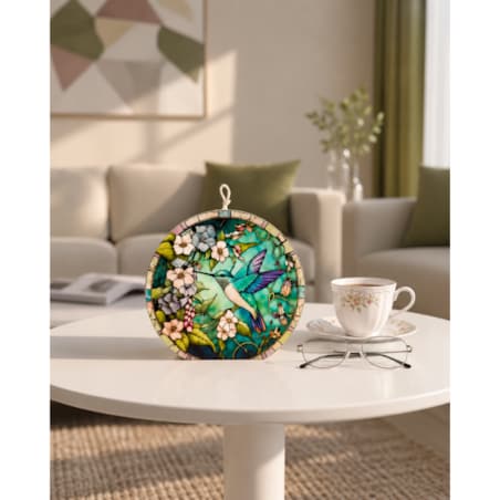Świeca dekoracyjna z Kolibrem – elegancka ozdoba w pudełku prezentowym