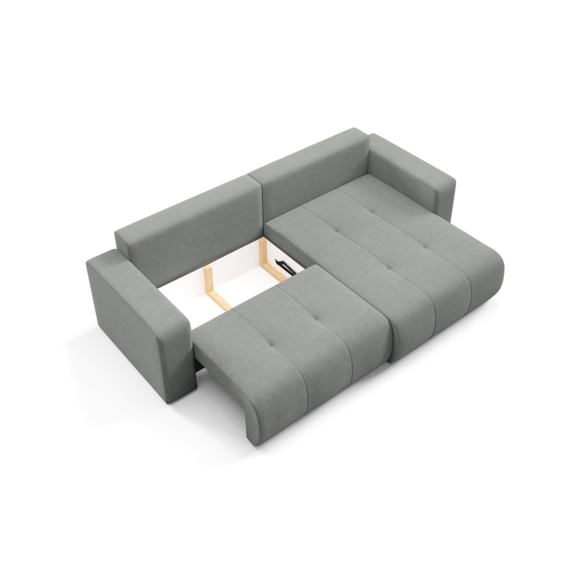 Narożnik MOLINIO L z funkcją spania z pojemnik na pościel Kolor: Wind 89