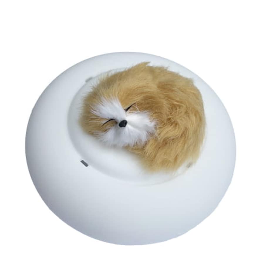 Silikonowa lampka nocna z pieskiem w UFO