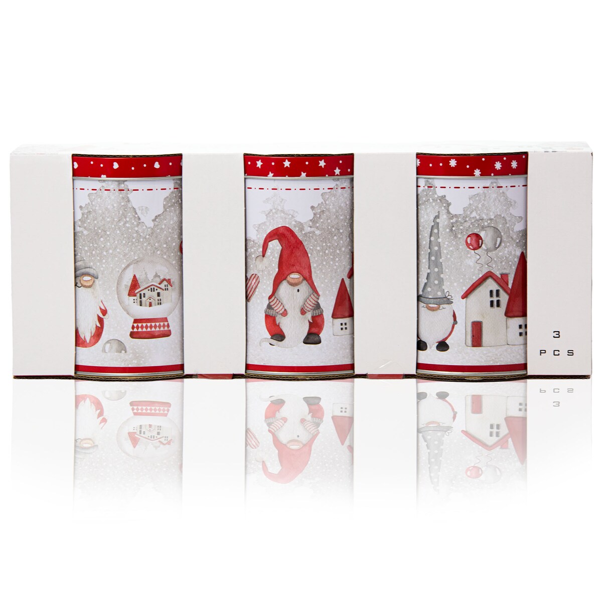 Puszka Na Ciastka Pierniki Herbatę Zestaw Świąteczne Boże Narodzenie Krasnale