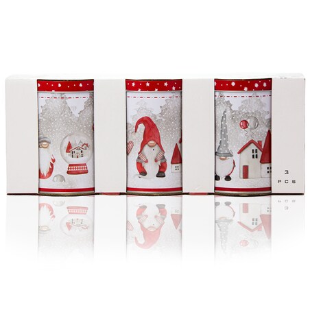 Puszka Na Ciastka Pierniki Herbatę Zestaw Świąteczne Boże Narodzenie Krasnale