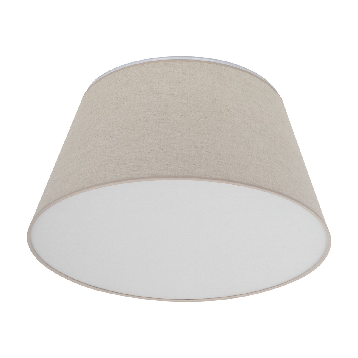 Lampa sufitowa TK Lighting FORMO LEN 500 11075, 4xE27, biała-beżowa, lniane klosze, 50x50 cm