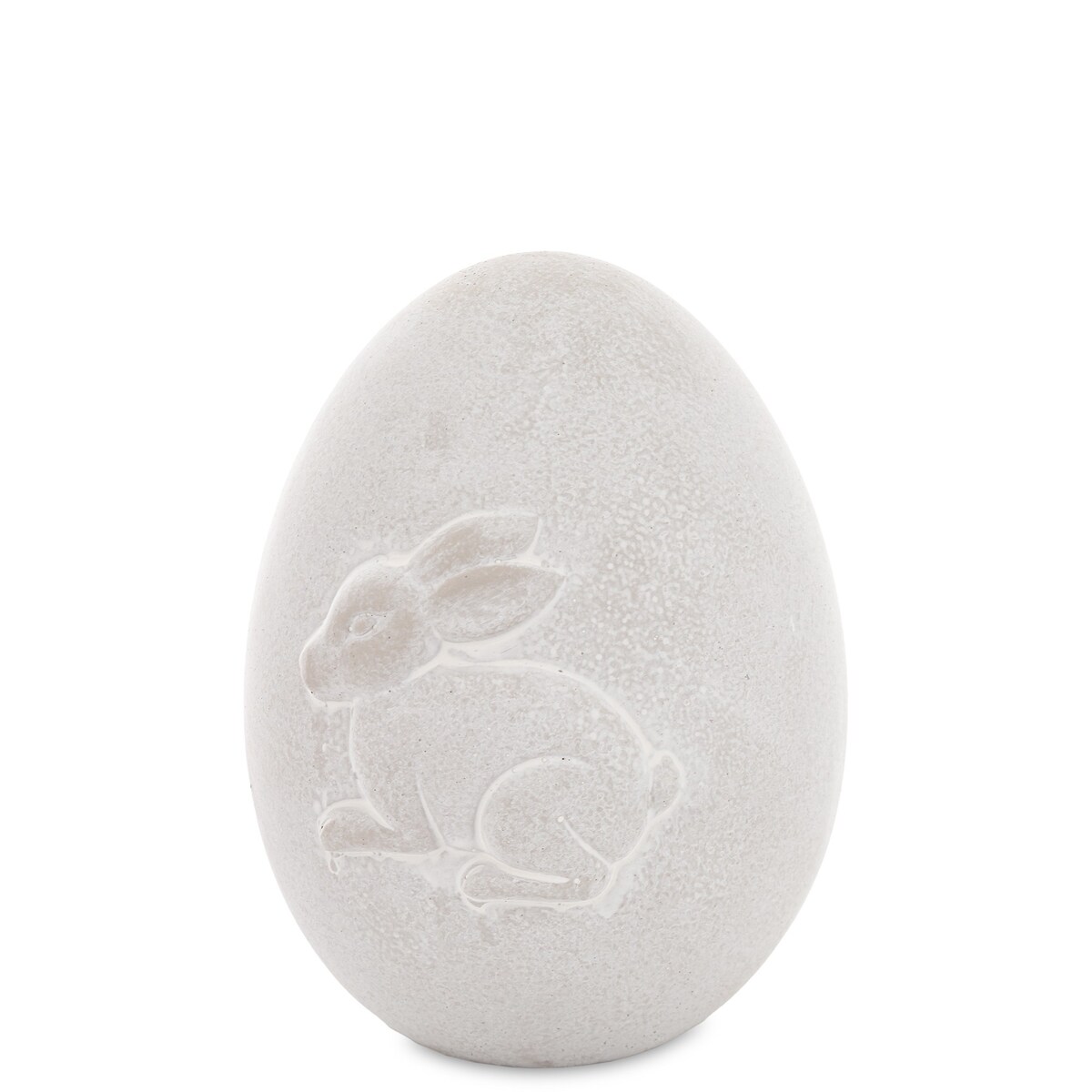 Dekoracja z ceramiki 18x13x13 cm JAJO z królikiem