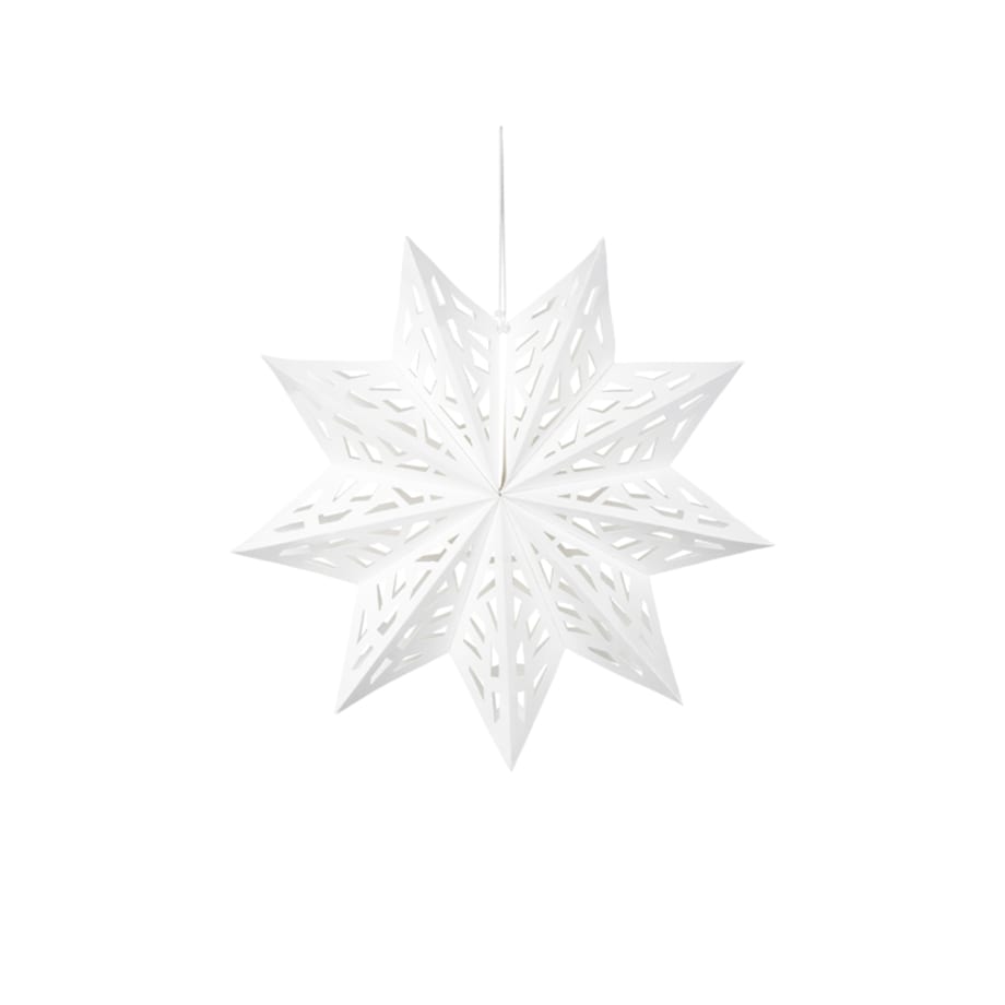 Gwiazda papierowa, 50 cm, biały