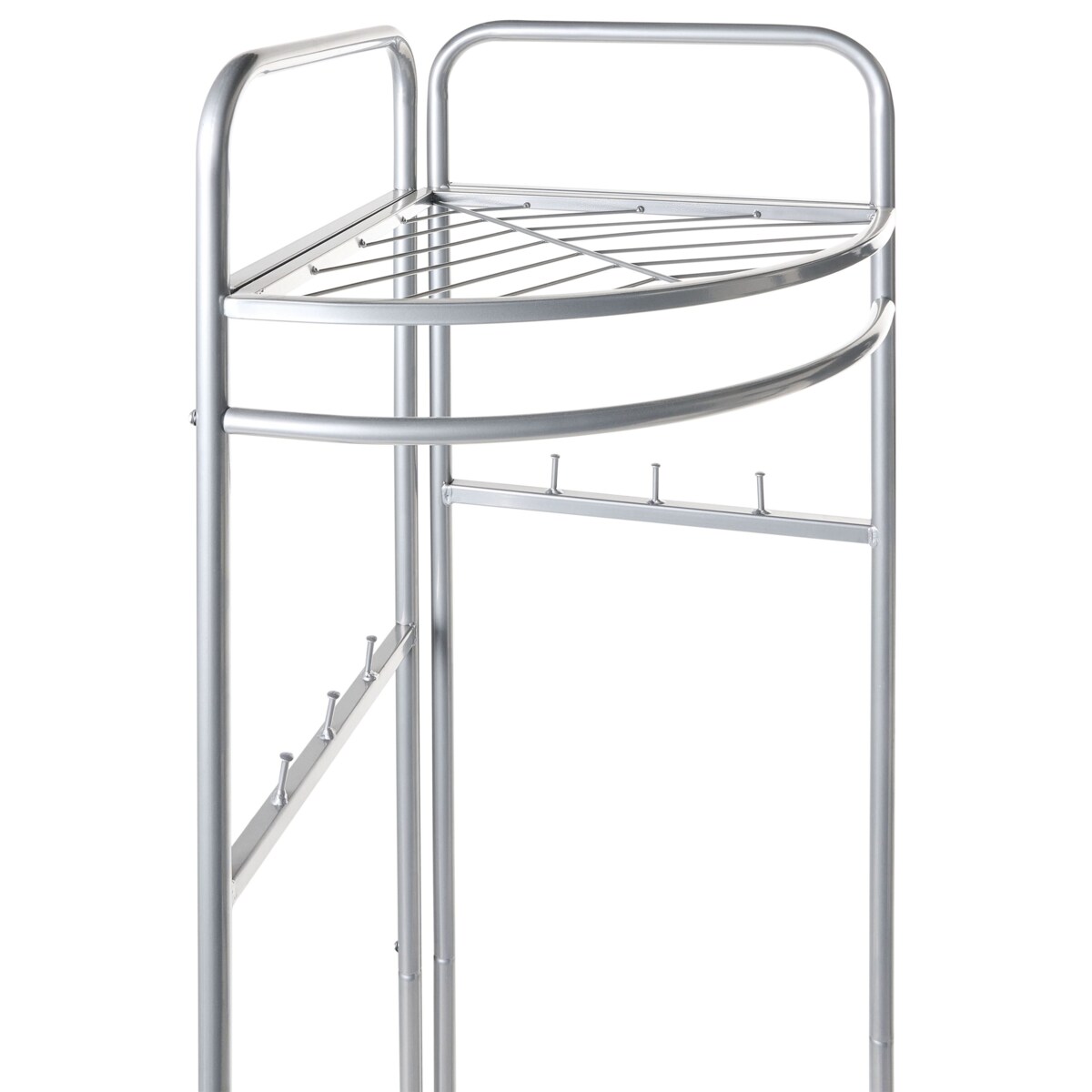 Narożny wieszak na ubrania LAWTON Srebrny