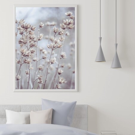 plakat delikatne suche kwiaty 50x70 cm