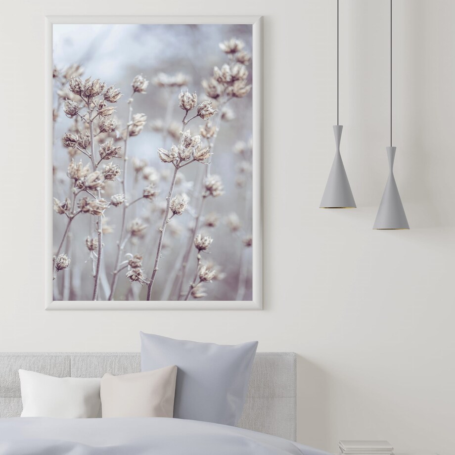 plakat delikatne suche kwiaty 50x70 cm