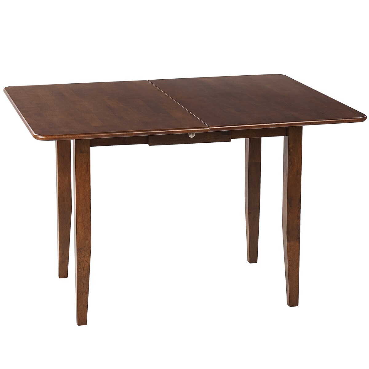 Stół do jadalni rozkładany MASELA Ciemnobrązowy 90/120 cm 60 cm Drewno