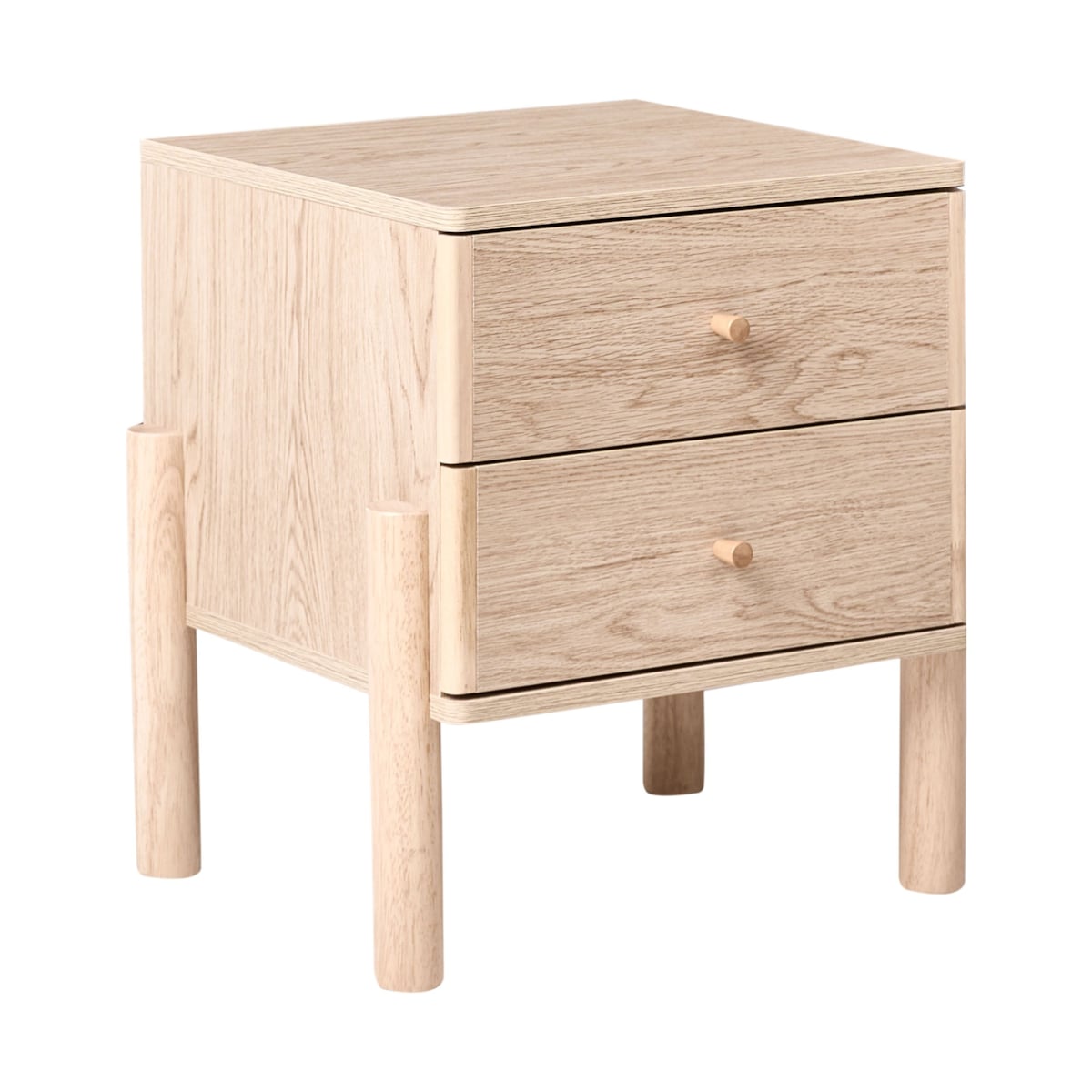 Szafka nocna COLLINS Jasnobrązowy