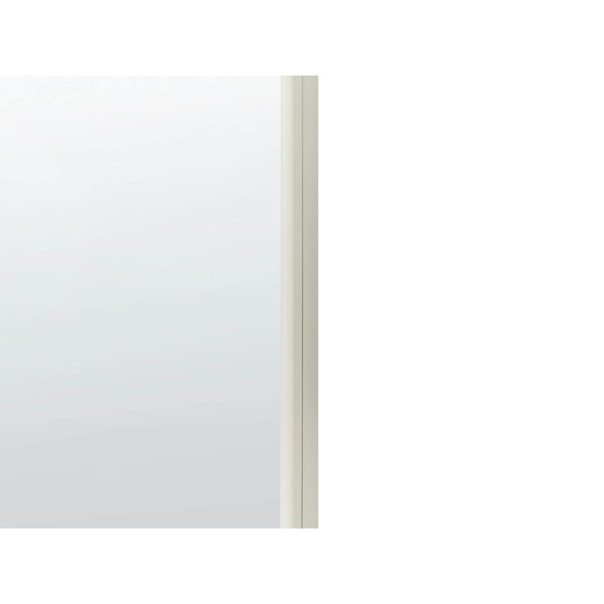 Metalowe lustro ścienne 45 x 145 cm białe BUSSY