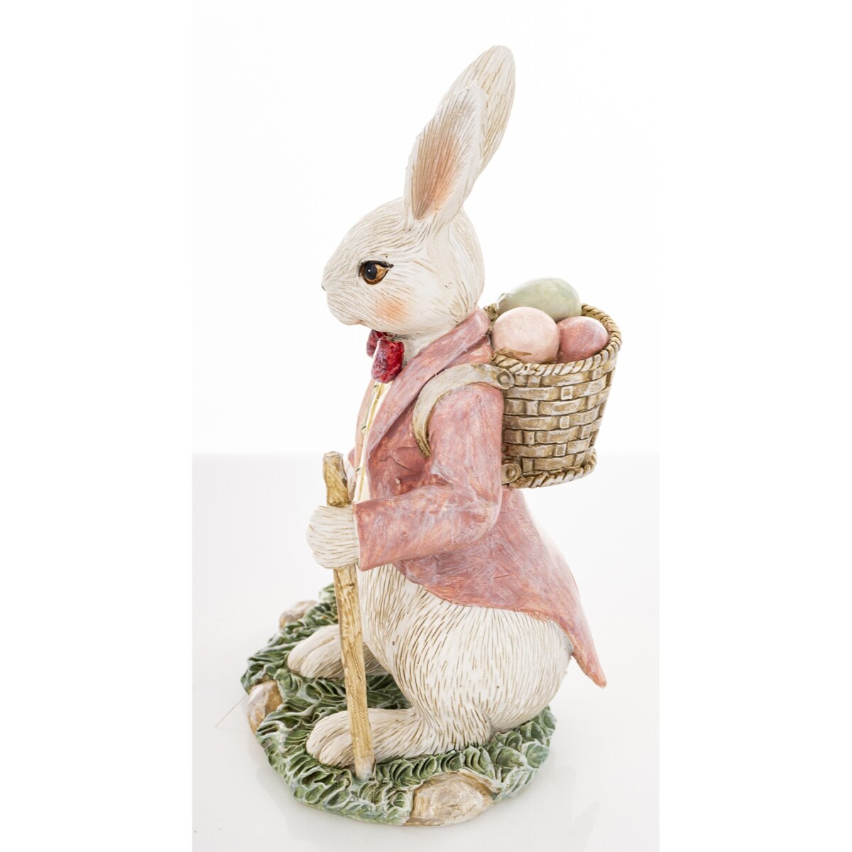 Dekoracja - Królik i kurczaczek wędrowiec 15x10x7 cm FANTI