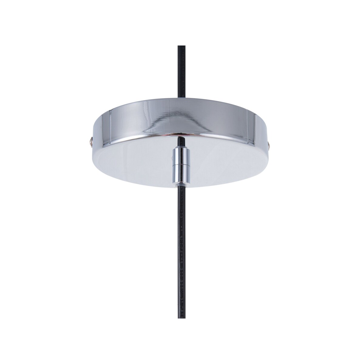 Lampa wisząca szklana biała BARROW S