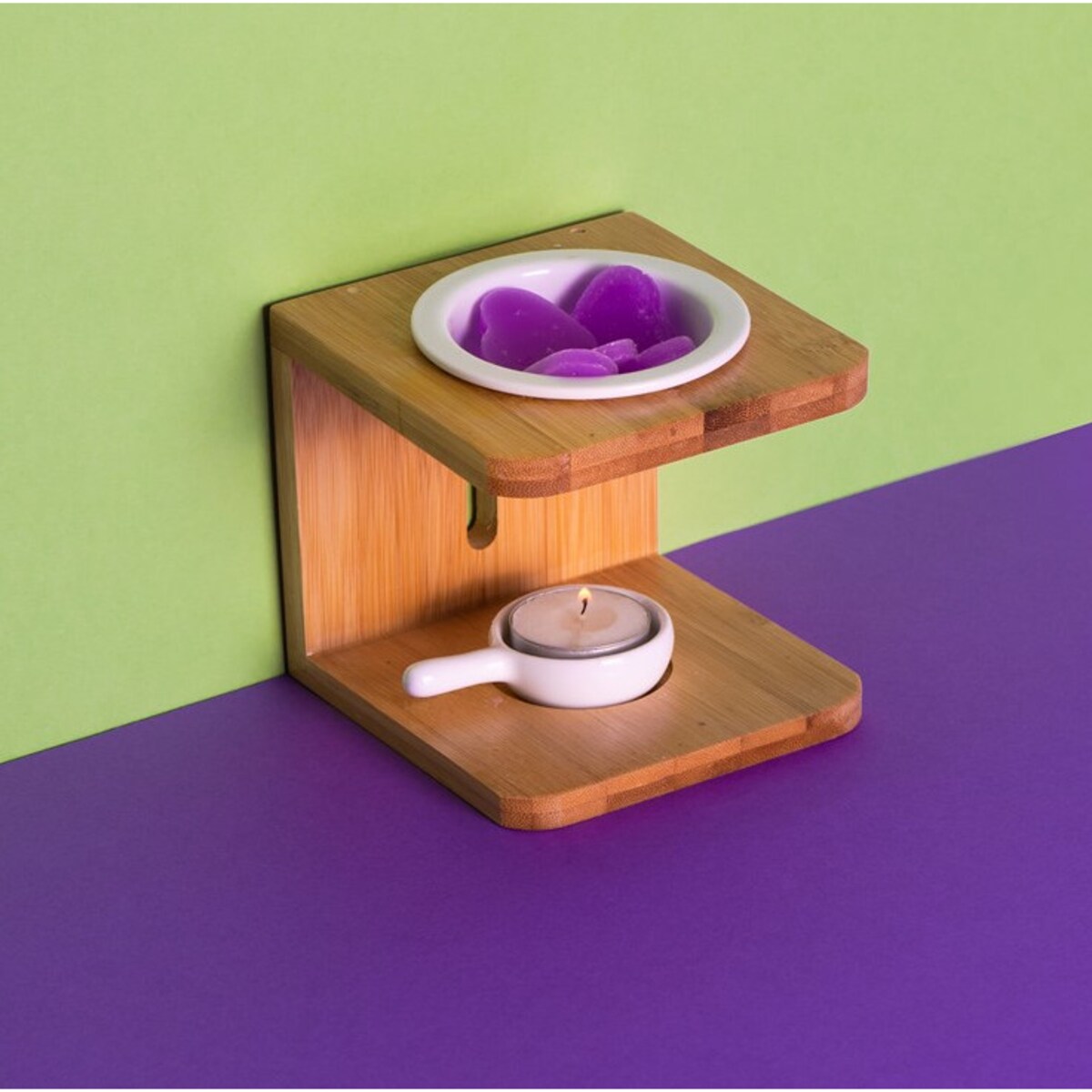 Kominek do olejków i wosków zapachowych, 12 x 12 x 11 cm, Cereria Molla