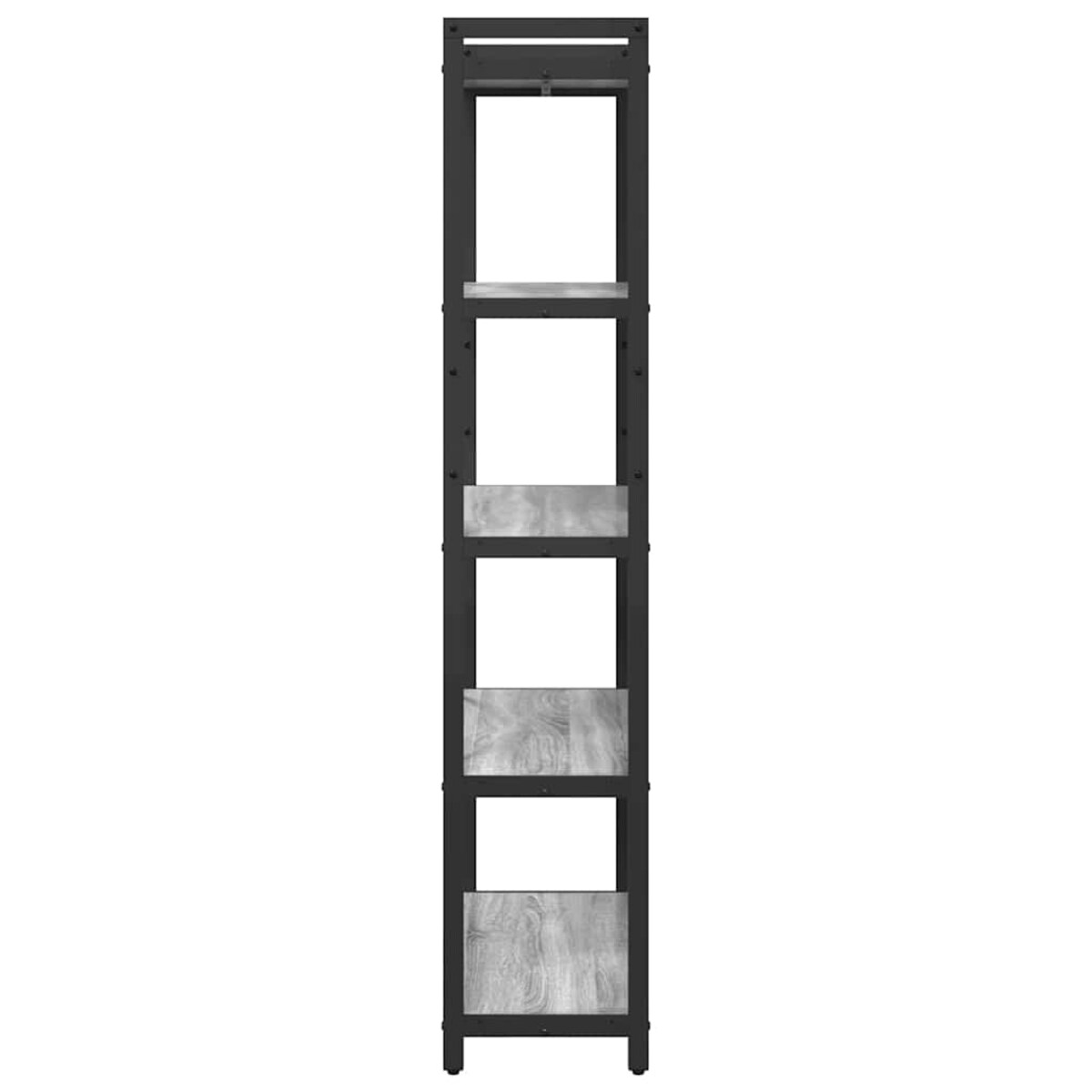 vidaXL Półka na książki Szary dąb sonoma 80 x 30 x 153 cm