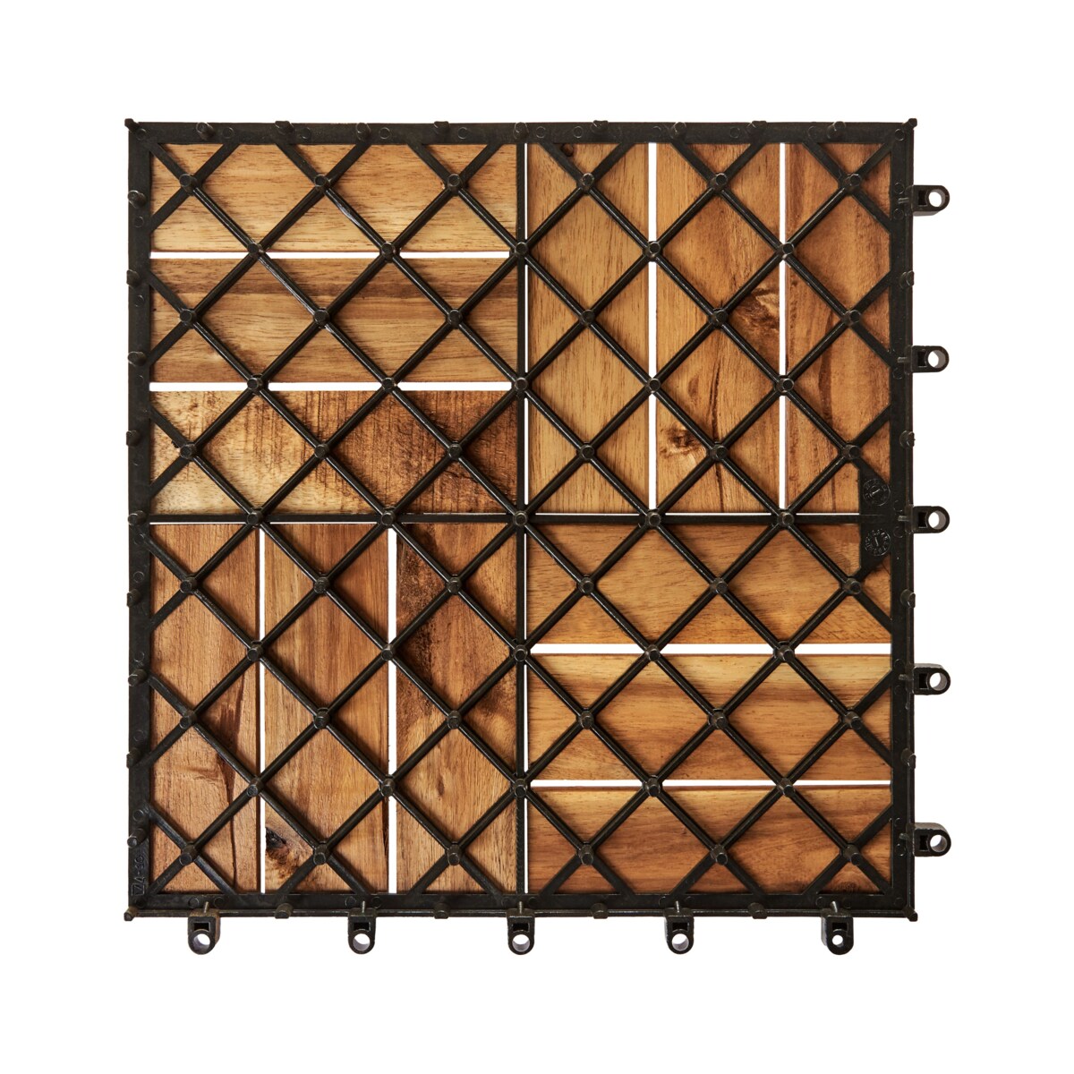 Płytki tarasowe ACERENZA Certyfikowane drewno akacjowe Naturalny