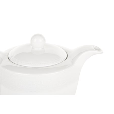 Zestaw kawowy 6os. (9el.) AMELIA BIAŁA KORONKA