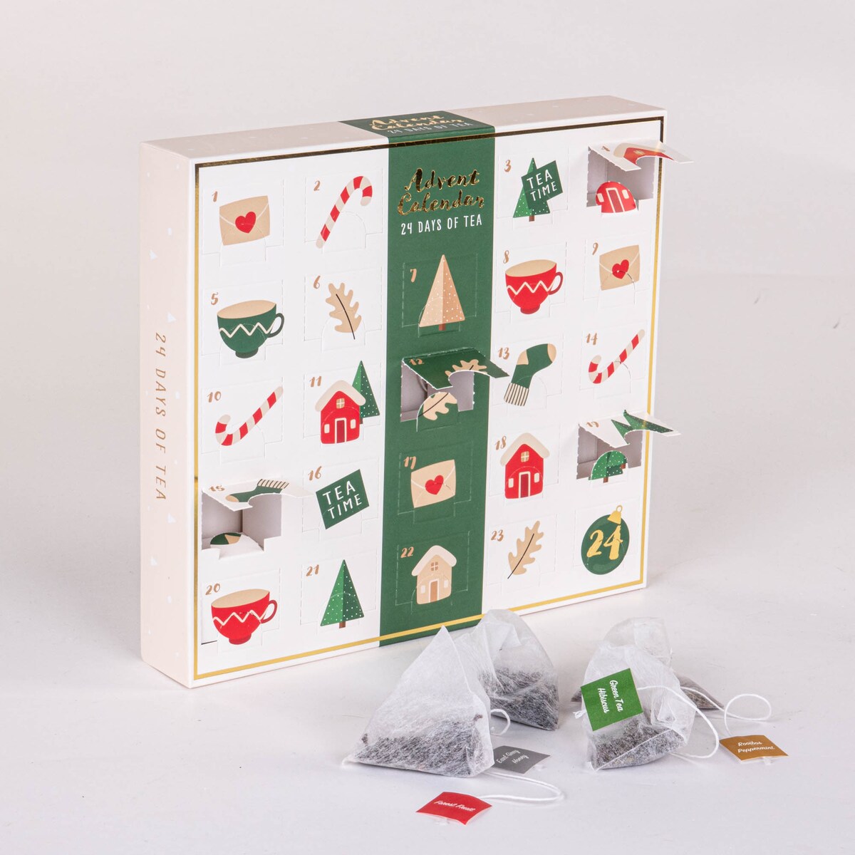 Kalendarz adwentowy z herbatami