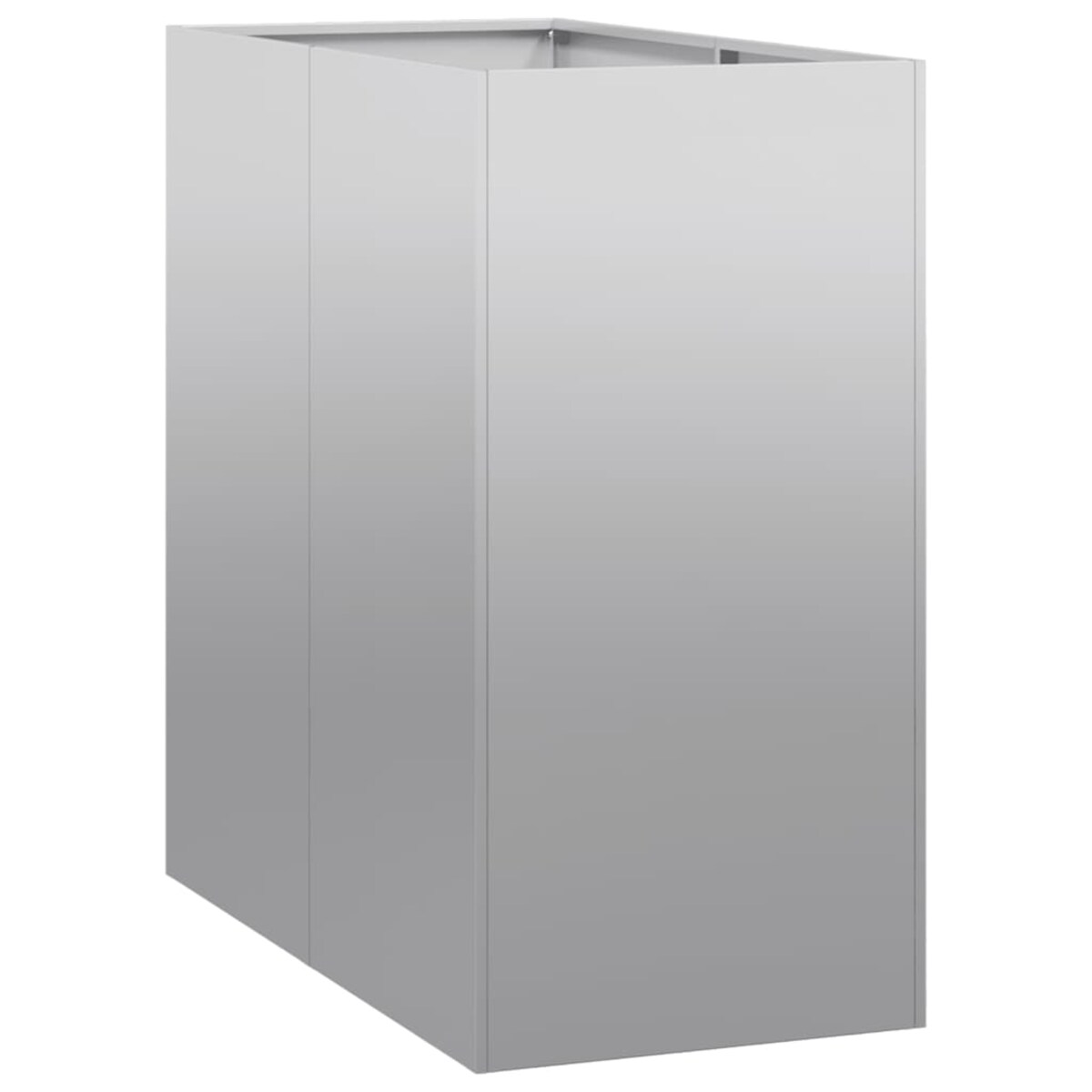 vidaXL Doniczka 40x80x80 cm Stal ocynkowana