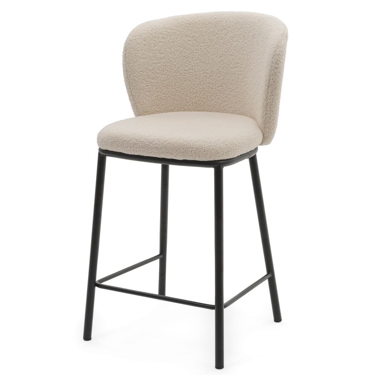 HOKER TAPICEROWANY BOUCLE TEDDY DO SALONU JADALNI BAROWY NOWOCZESNY BARI