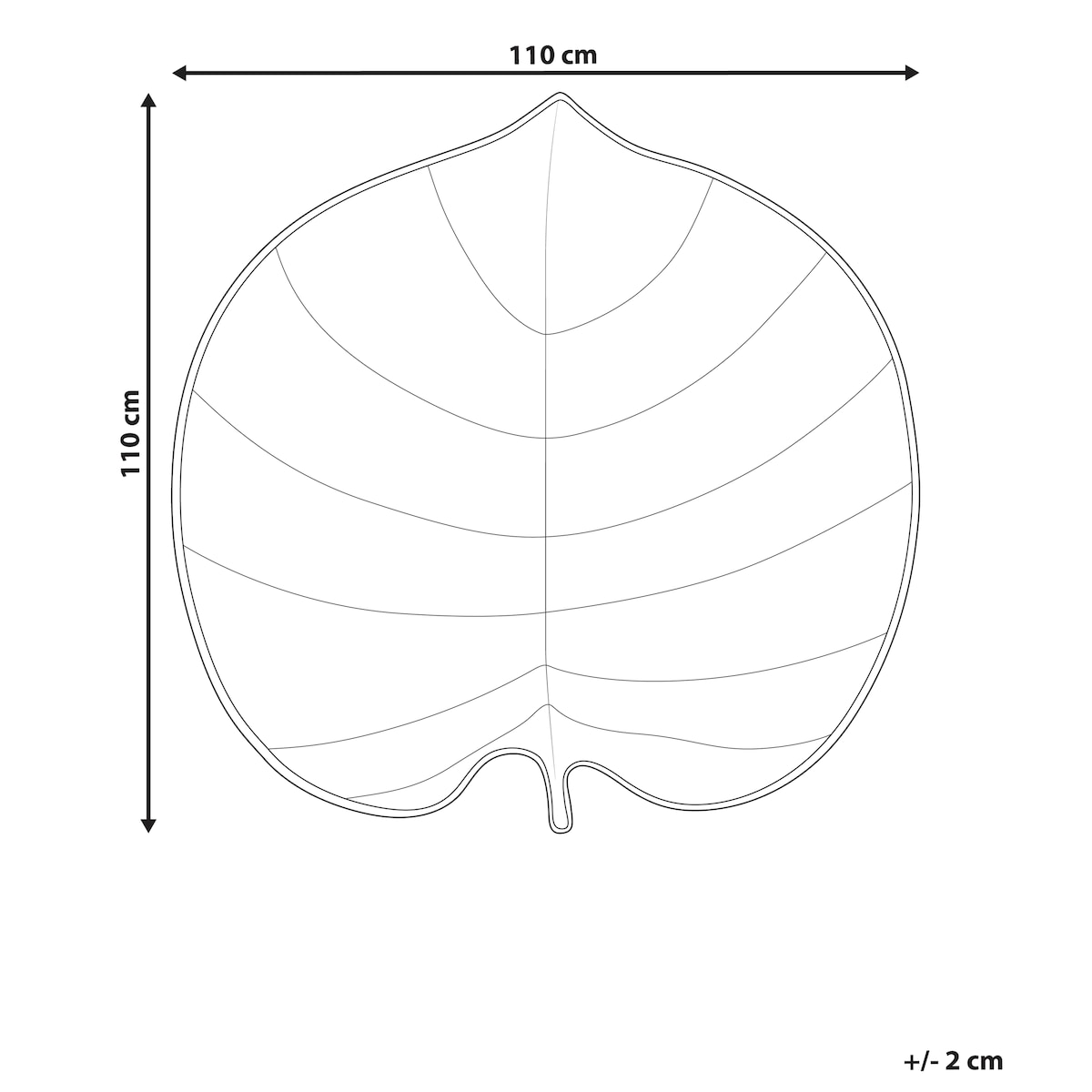 Mata dla dzieci EOLIA 110 x 110 cm Bawełna Złamana biel