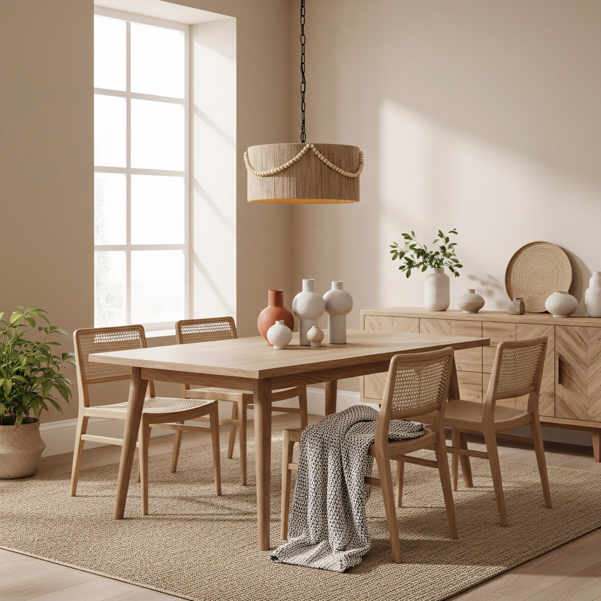 Lampa Sufitowa Wisząca App1741-1Cp 40Cm Czarny, Metal, Sznurek Jutowy