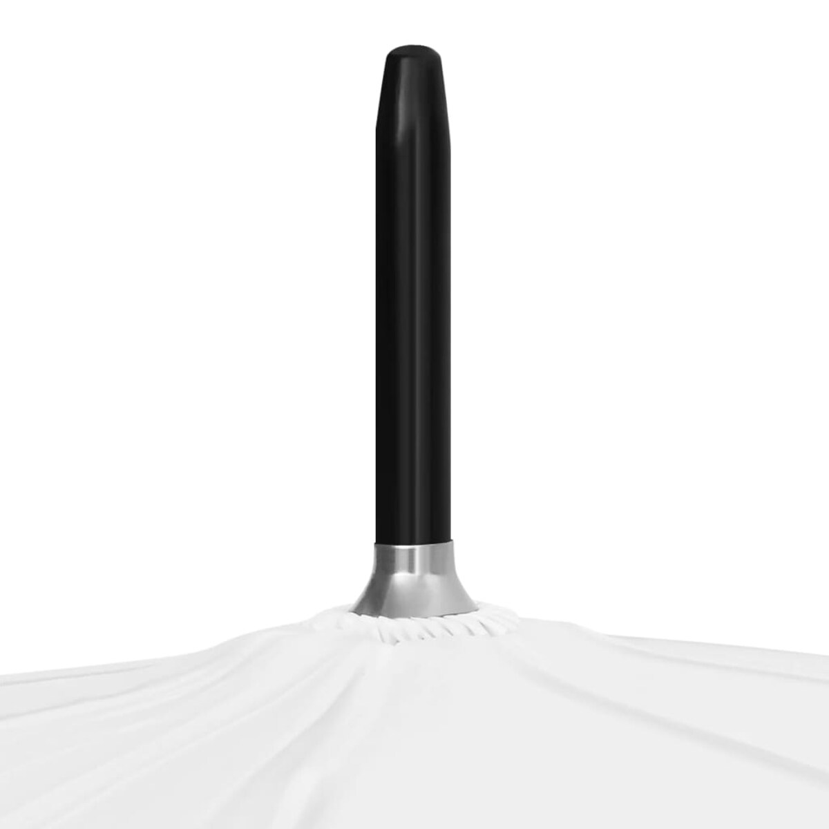 vidaXL Parasolka biała, 130 cm