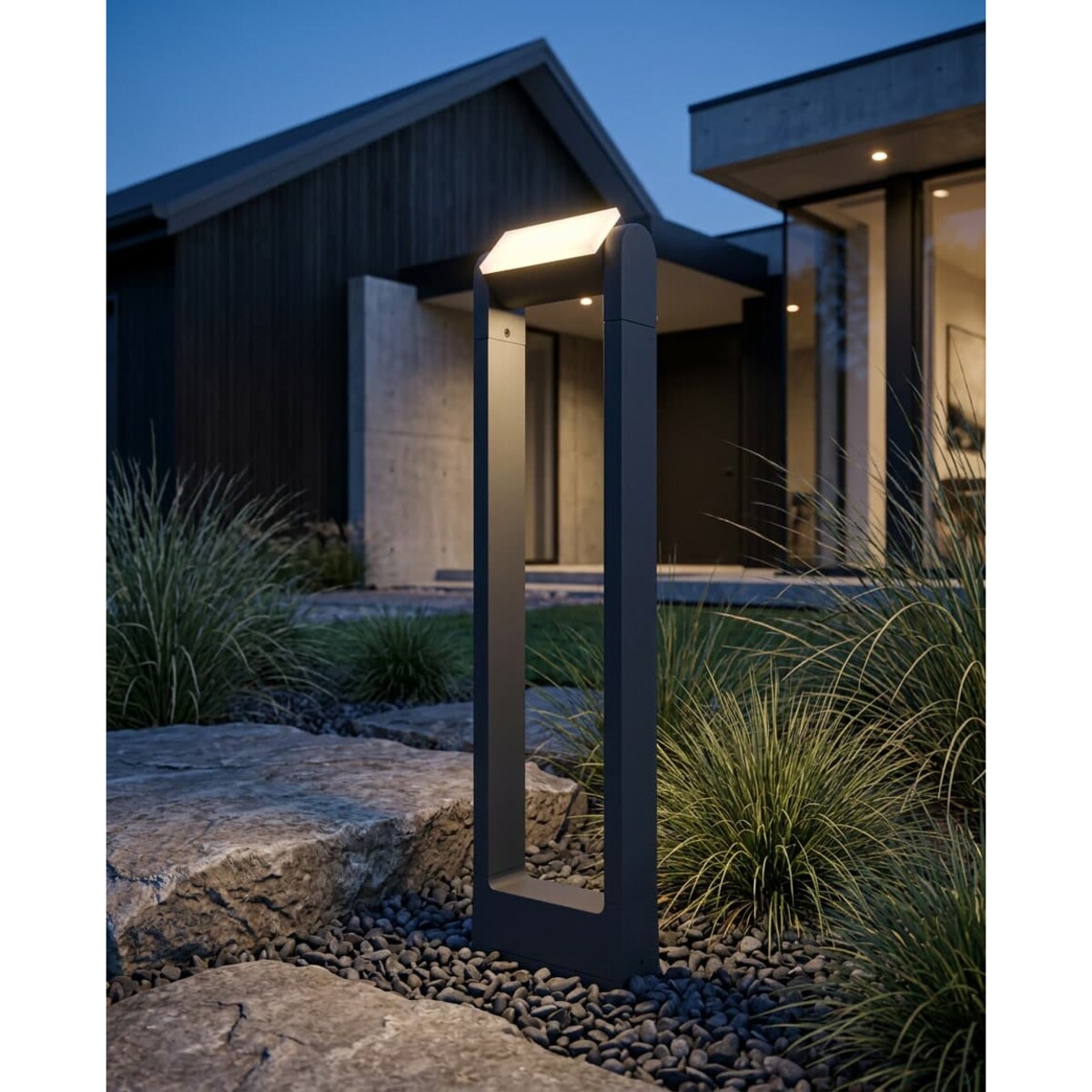 Lampa ogrodowa stojąca K-8258 z serii NOVARA GREY