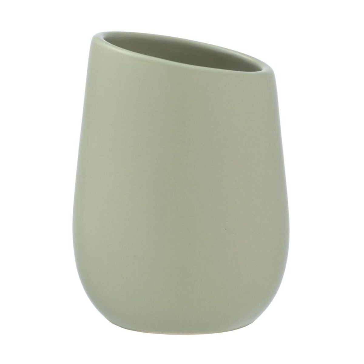 Kubek ceramiczny na szczoteczki BADI, WENKO, kolor zielony