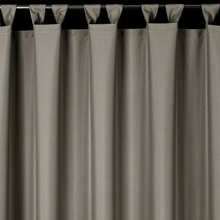 Zasłona Ogrodowa Tarasowa Wodoodporna 155 x 220 Ciemnobeżowa na Szelkach Rzep