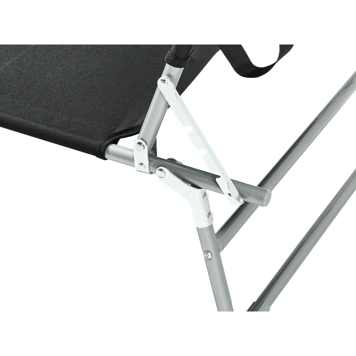 Leżak ogrodowy FOLIGNO Metal Czarny