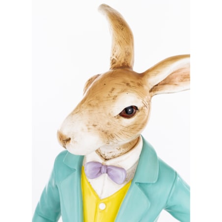 Dekoracja - królik 37x15x12 cm ELEGANT