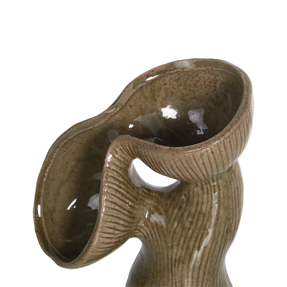 Kamionka Wazon na kwiaty 28 cm Zielony CALAMUS