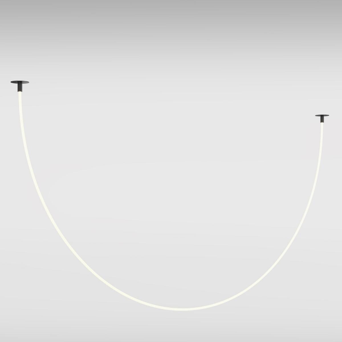 Lampa wisząca Tau MOD146PL-L40B3K Maytoni LED 40W 3000K łuk biały czarny