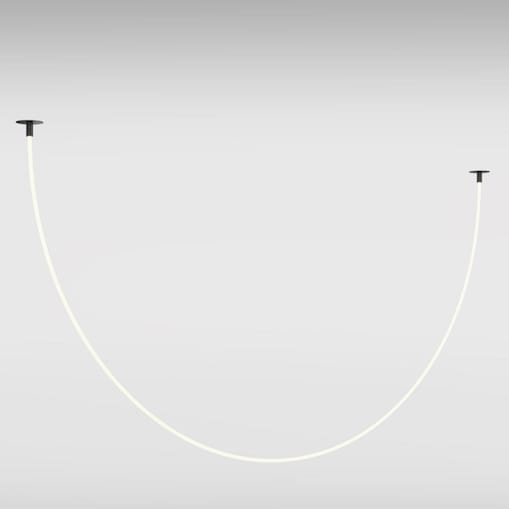 Lampa wisząca Tau MOD146PL-L40B3K Maytoni LED 40W 3000K łuk biały czarny