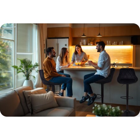 Hoker barowy z oparciem Sofotel Nerra 260031