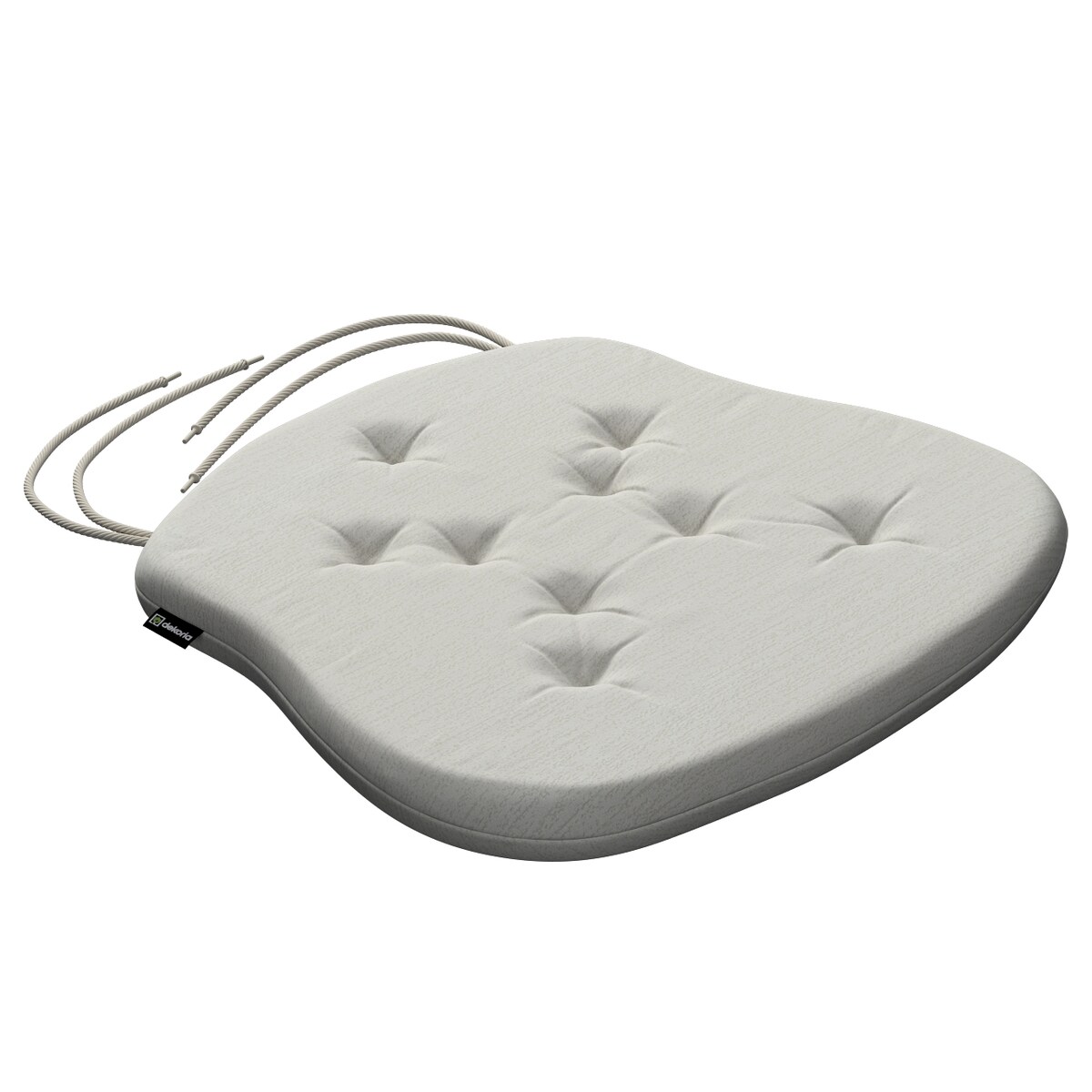 Poduszka na krzesło Filip, popielaty, 41 x 38 x 3,5 cm, Living II