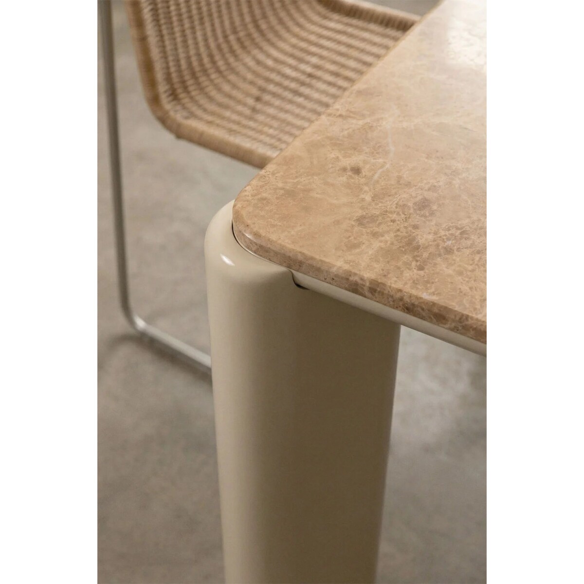 Prostokątny stół do jadalni 220x100 cm z MDF i marmuru Zanzibar