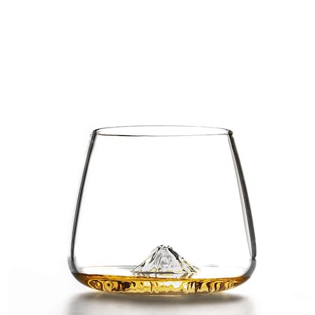 Zestaw 2 szklanek do whisky - Topographic - Fuji & Denali