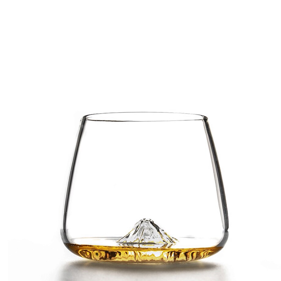 Zestaw 2 szklanek do whisky - Topographic - Fuji & Denali