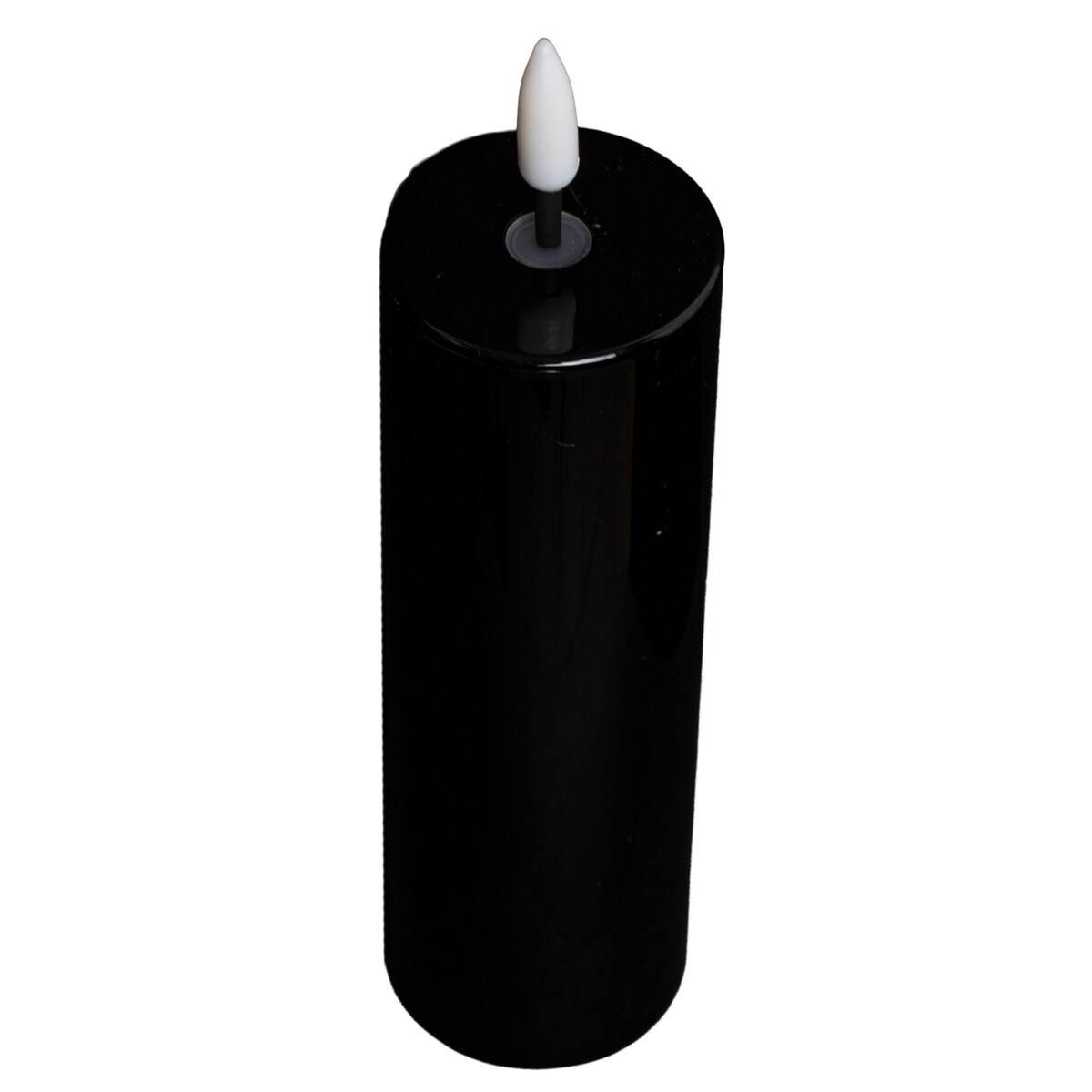 Świeca LED z tworzywa sztucznego Timer 24x5x5 cm MOMBATTI-3 czarna