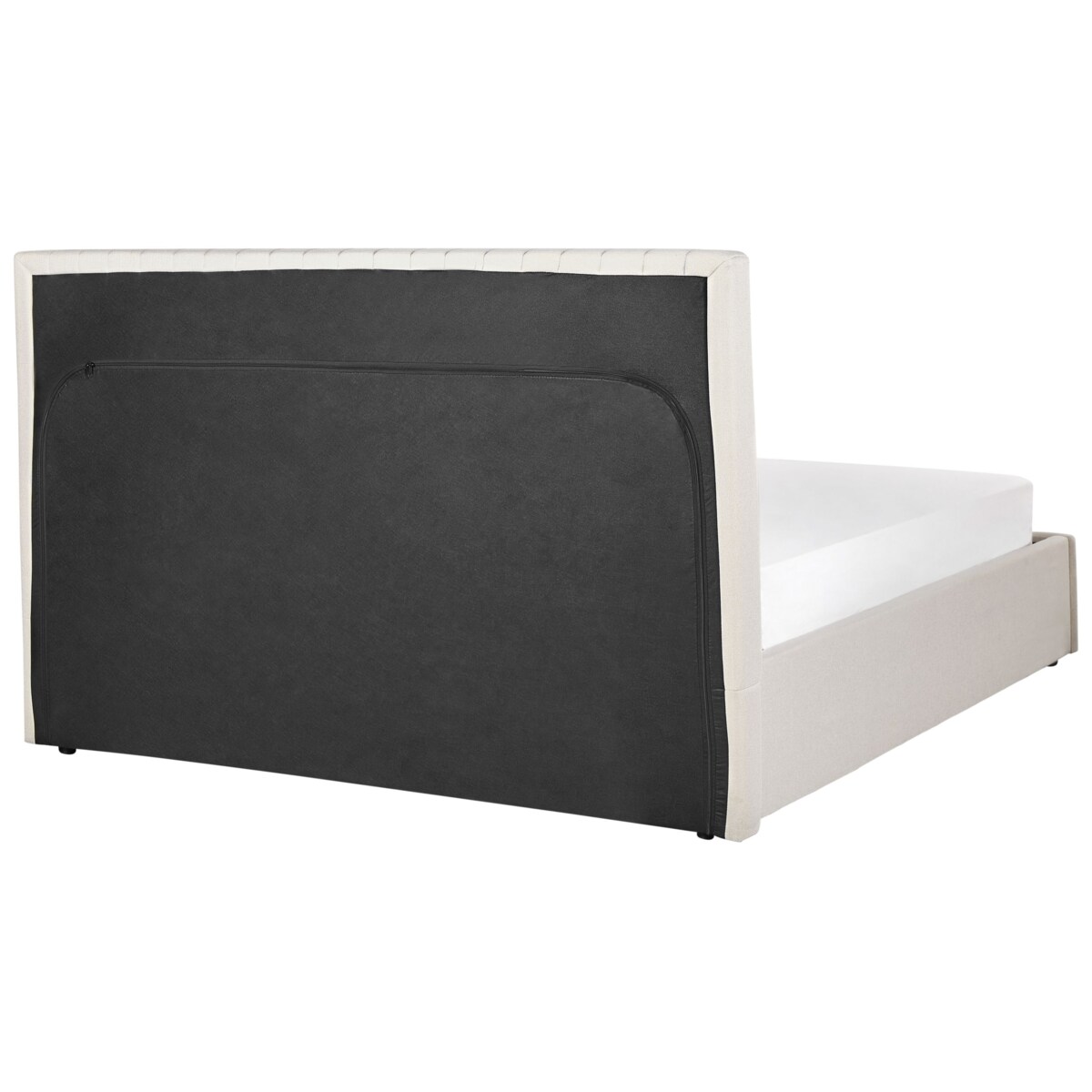 Łóżko z pojemnikiem VION 160 x 200 cm Beżowy